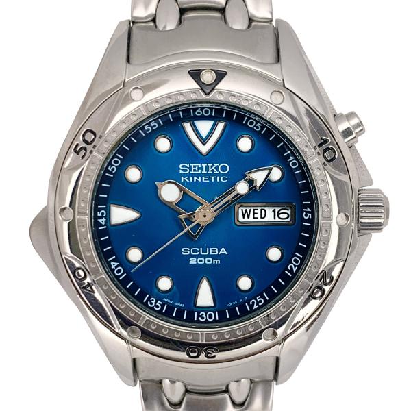 SEIKO セイコー 5M43-0D90 KINETIC SCUBA pipin キネティック スキ...