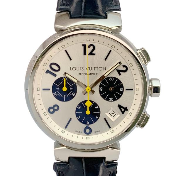 LOUIS VUITTON ルイヴィトン Q112E Tambour Chronograph タンブ...