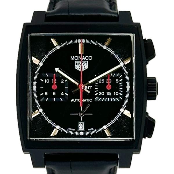 Tag Heuer タグ・ホイヤー CBL2180.FC6497 MONACO モナコ ブラック 自...