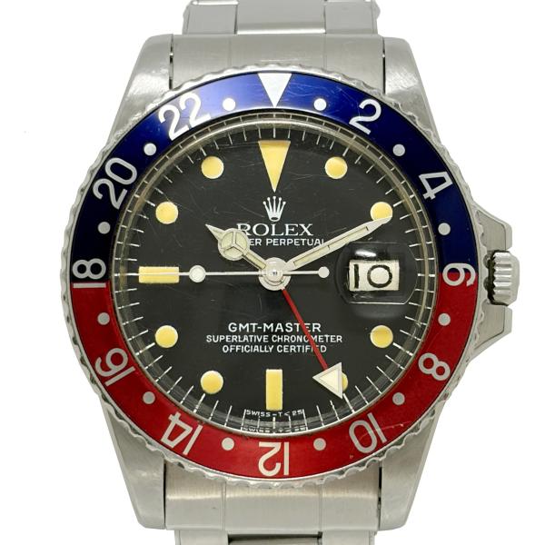 ROLEX ロレックス 1675 Gmt Master GMTマスター ブラック フチなし オールト...
