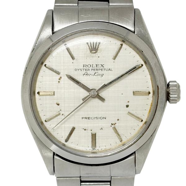 ROLEX ロレックス 5500 Air King エアキング シルバー 1972年 J72340 ...