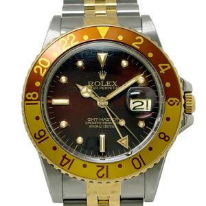 ROLEX ロレックス 16753 GMT Master GMTマスター ブラウン オールドブレスレット付き J75628