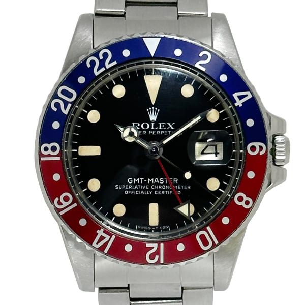 値下げ ROLEX ロレックス 1675 Gmt Master GMTマスター ペプシ 1978年 ...