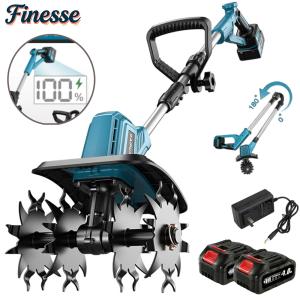 マキタ 互換 耕運機 充電式 電動 ミニ耕運機 耕うん機 マキタ 18Vバッテリー互換 小型 耕耘機 電動耕運機 家庭用 女性 軽量 安全 家庭菜園 農業土耕す 2026新品