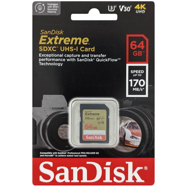 【並行輸入品】SanDisk サンディスク SDSDXV2-064G-GNCIN SDXCカード E...