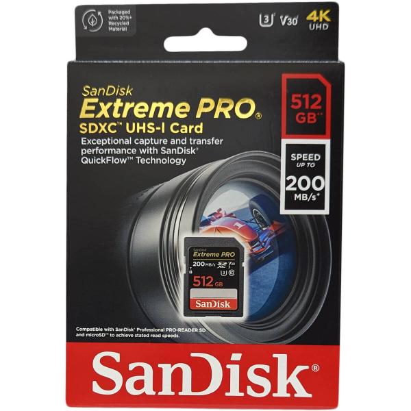 SanDisk SDSDXXD-512G-GN4IN 並行輸入品 SDXCカード Extreme P...