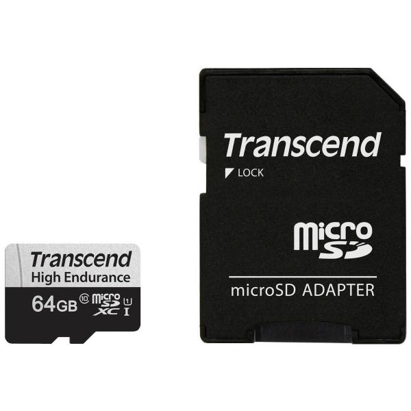 Transcend トランセンドジャパン TS64GUSD350V マイクロSDXCカード USD3...