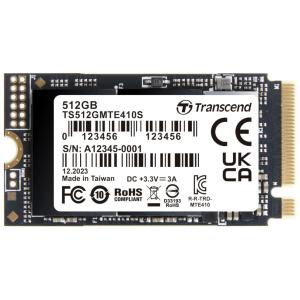 Transcend トランセンドジャパン TS512GMTE410S M.2 Type2242 NVMe PCIe SSD 410S MTE410S 512GB｜asubic