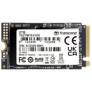 Transcend トランセンドジャパン TS2TMTE410S M.2 Type2242 NVMe PCIe SSD 410S MTE410S 2TB｜asubic
