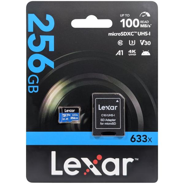 【並行輸入品】Lexar レキサー LSDMI256BB633A マイクロSDXCカード 633x ...