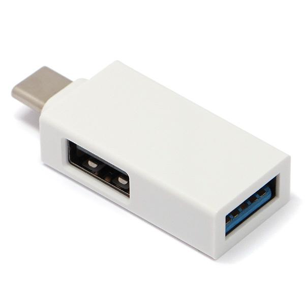 ルートアール Route-R RA-OTGTU2HW USB3.0/2.0合計2ポート TYPE-C...