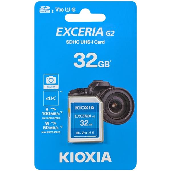 【並行輸入品】キオクシア KIOXIA LNEX2L032GG4 SDHCカード EXCERIA G...