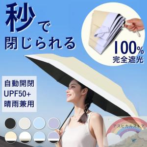 傘 形状記憶 折りたたみ 完全遮光 遮熱 軽量 メンズ レディース 小型 自動開閉 upf50+ UVカット サンバリア 大きめ 畳みやすい 晴雨兼用