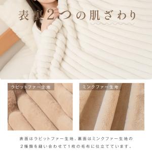 毛布 ふわとろ毛布 2枚合わせ 2025新型 ...の詳細画像5