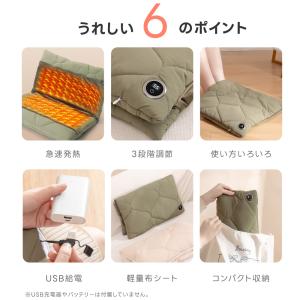 電熱 ハンドウォーマー 薄型 USB給電式 カ...の詳細画像4