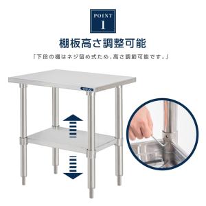 日本製造 ステンレス製 コンロ台 業務用 奥6...の詳細画像2