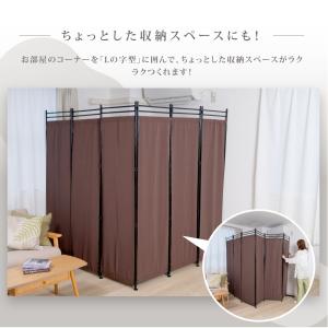 パーテーション おしゃれ 新生活 6連 クロス...の詳細画像5