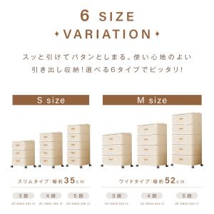 収納ボックス キャスター付き 引き出し 収納ケ...の詳細画像2