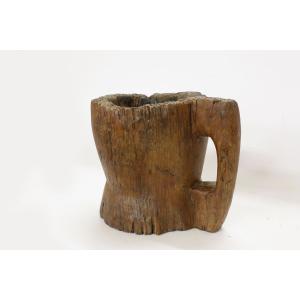 オールドチーク チーク古木 アンティーク 総無垢・木鉢（ソムタム）Mna