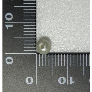 プラスチックパール通し玉ホワイト5mm3PP1...の詳細画像1