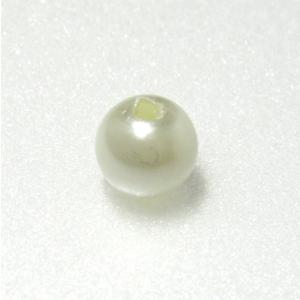 プラスチックパール通し玉ホワイト7mm3PP110107WH40