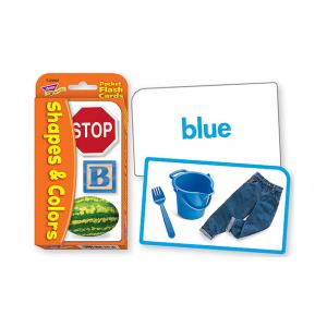 フラッシュカード：SHAPES &amp; COLORS (T-23007)/形や色のカード