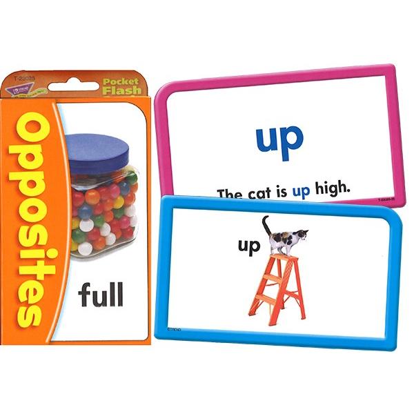 フラッシュカード：OPPOSITES (T-23025)（反対の言葉）/反意語