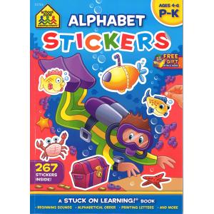 ステッカーブック：ALPHABET FUN! LEARN WITH STICKERS