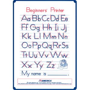 英語の下敷き/ハンドライティング下敷き/アルフ...の詳細画像1