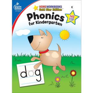 英語ワークブック：Phonics for Kindergarten: Home Workbooks Gold Star Edition