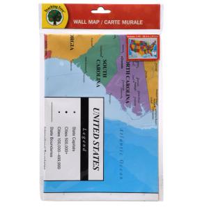 アメリカ合衆国の大判地図ポスター:UNITED...の詳細画像2