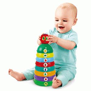 VERY HUNGRY CATERPILLAR スタッキングトイ＆チャイムボール/はらぺこあおむし ベビー用品