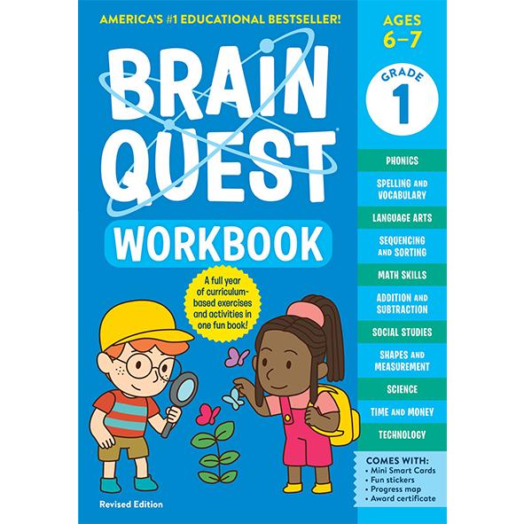 BRAIN QUEST WORKBOOK (Revised Edition): GRADE 1