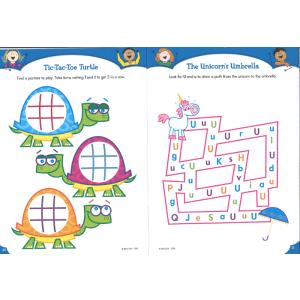 Alphabet Games and Puzzles Stick Kids Workbook, Gr...