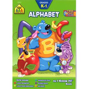 I KNOW IT! WORKBOOK: ALPHABET (02003) /アルファベット練習帳（SCHOOL ZONE WORKBOOK）｜asukabc-online