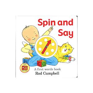 SPIN AND SAY/洋書絵本/仕掛けの商品画像