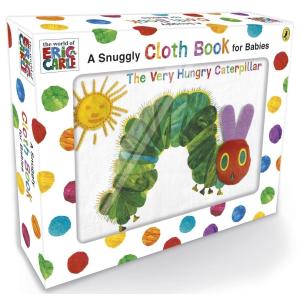 【ケース付き】The Very Hungry Caterpillar Cloth Book（布えほん）/Rag Book/はらぺこあおむし/エリック・カール/洋書布絵本