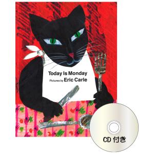 TODAY IS MONDAY (PAPER絵本&CD) エリックカール/洋書絵本の商品画像