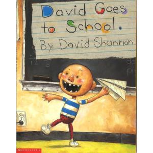 DAVID GOES TO SCHOOL/デイビッドがっこうへいく/洋書絵本/名作こどもの本