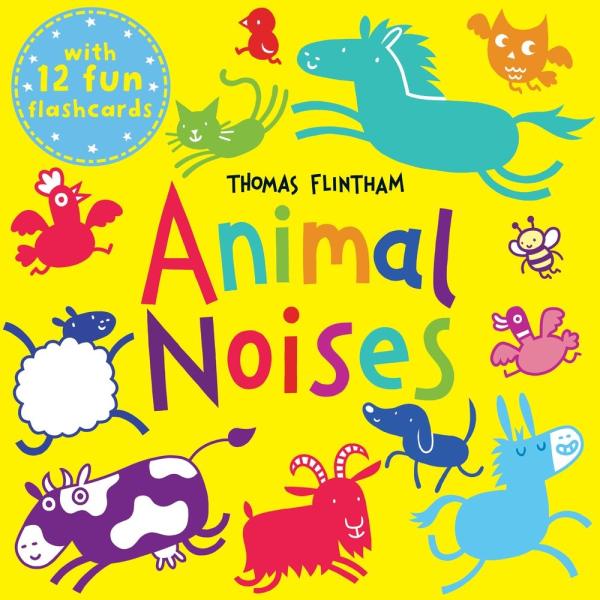 Animal Noises (英語) ペーパーバック/カラフルな動物絵本