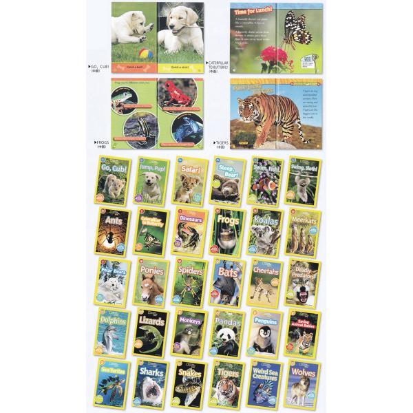 ナショナル・ジオグラフィック・リーダー 生き物セット（全30巻）[LB2239]/洋書多読