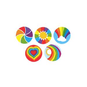虹のステッカー BEAMING RAINBOW/...の商品画像