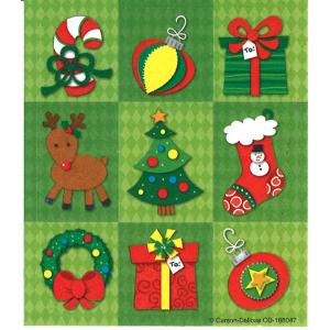 【24シート216枚】CHRISTMAS PRIZE PACK STICKERS (CD-168047)/四角形のステッカー/大容量｜asukabc-online