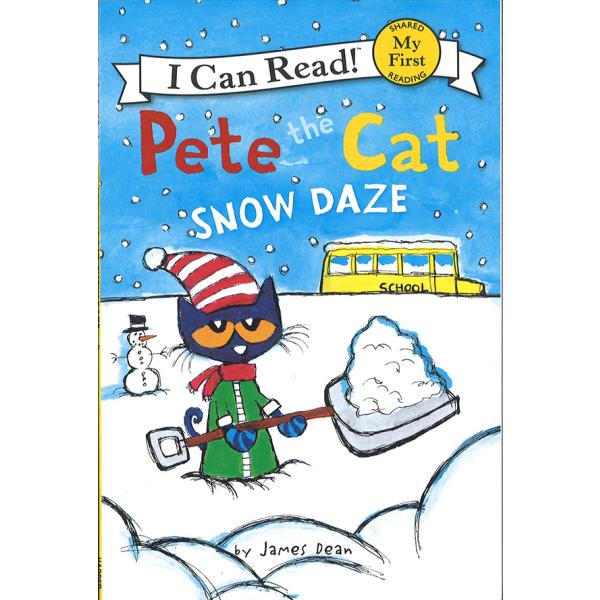 PETE THE CAT: SNOW DAZE (I CAN READ 0)/ クリスマスの洋書絵本...