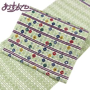 着物 帯 汕頭刺繍 相良刺繍 銀駒刺繍 九寸名古屋帯 お太鼓柄 あすかや