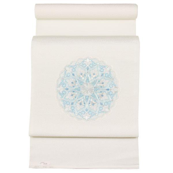 着物 帯 汕頭刺繍 相良刺繍 銀駒刺繍 九寸名古屋帯 お太鼓柄 あすかや [商品番号9nobi157...
