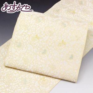 平和屋着物●中国三大刺繍　スワトウ刺繍　汕頭刺繍　両面　六通柄袋帯　横段吹き寄せ花文　金銀彩　さが美扱い　正絹　逸品　DABB1840fe 平和屋着物○中国三大刺繍 スワトウ刺繍 汕頭刺繍 両面 六通柄袋帯 横