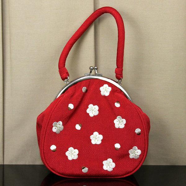 巾着袋 大人 あとりえ座 がま口バッグ 袴に合わせてどうぞ あすかや [商品番号bag1287]