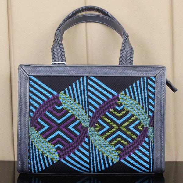 バッグ 和装 日本製 本場筑前 博多織帯地 竹 革使用 バッグ あすかや [商品番号bag1557]