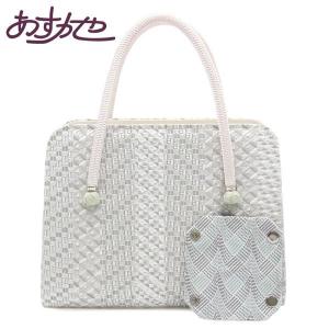 美品　OKAJIMA オカジマ　岡重　和装バッグ　皇室御用達　絹100% 皇室御用達 岡重 OKAJIMA 絹 シルク 葡萄唐草 京都友禅和装バッグ